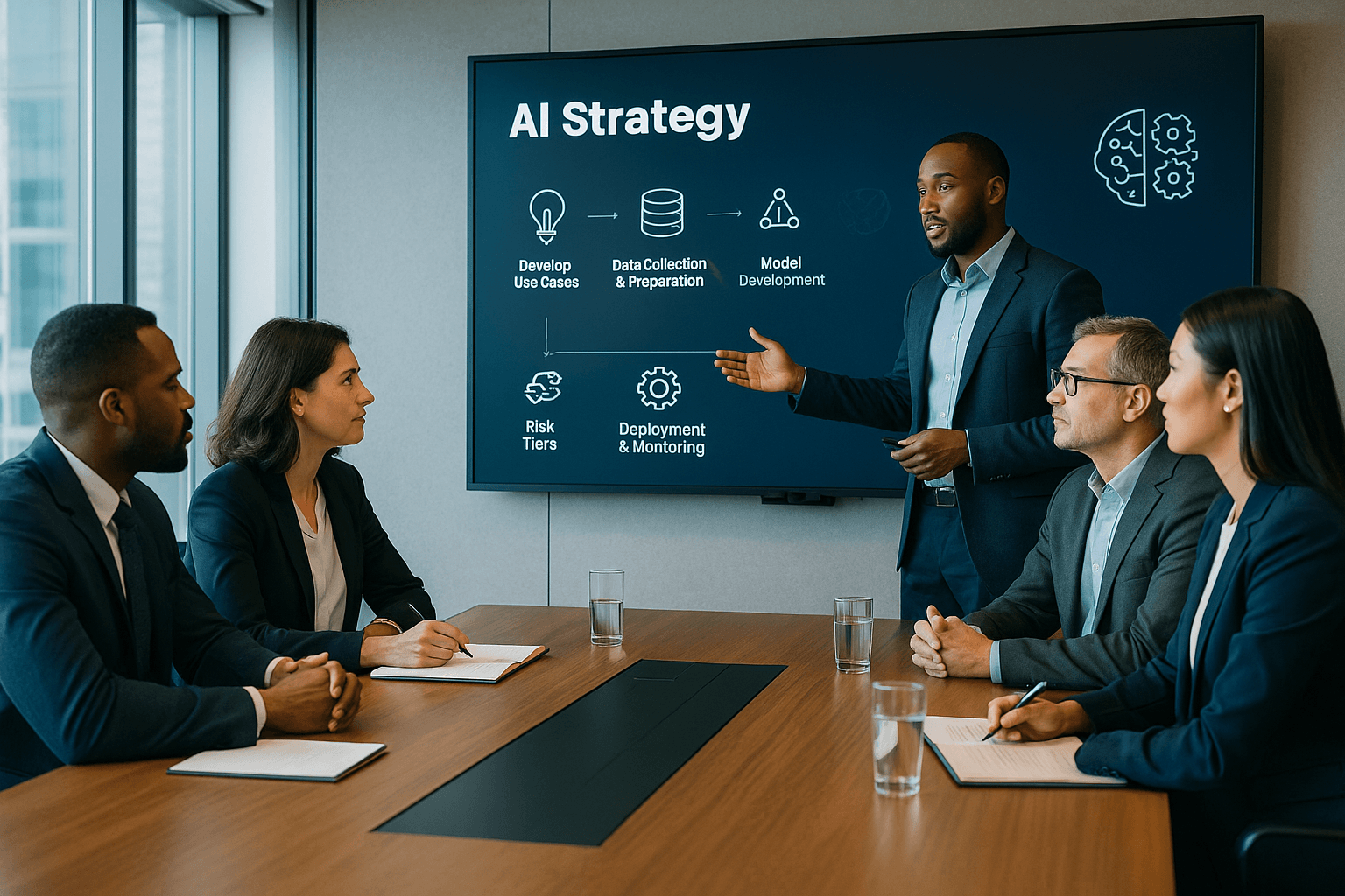 Leadership in an AI world: executives aligning AI strategy with business goals